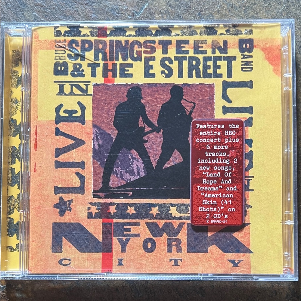 Bruce Springsteen Live in New York City CD (2001)- EUC *like new*
